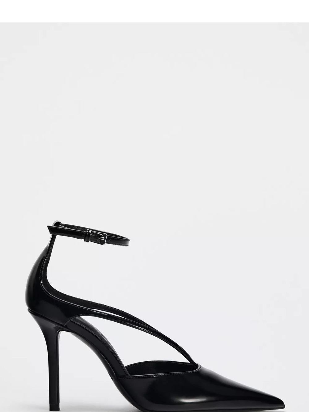 Zara double strap heeled shoe